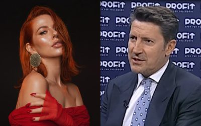 Cum au fost surprinși Lidia Buble și Horațiu Nicolau la plimbare, în București. Cu geci groase și fesuri pe cap, au fost aproape de nerecunoscut