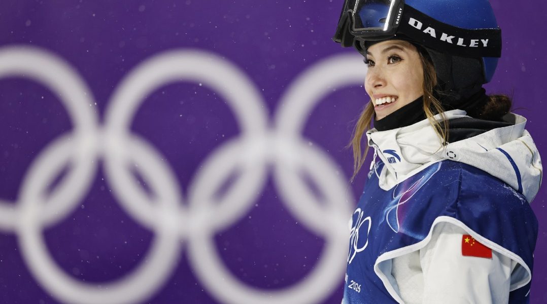 Gu Ailing claims big air silver in snowy Livigno