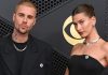 Justin and Hailey Bieber Wear 'ICE Out' Pins to Grammys