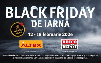 Reduceri de până la 50% la Altex, Media Galaxy și Brico Depot de Black Friday!