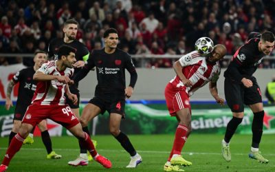 Bayer Leverkusen își consolidează șansele în Europa: victorie clară în fața Olympiacos Bayer Leverkusen a învins ieri seară echipa greacă Olympiacos cu 2-0, în prima manșă a play-off-ului pentru a accede în optimile Ligii Europei