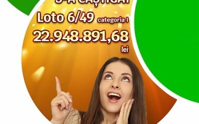 Marele premiu de 4,5 milioane de euro la Loto 6/49, revendicat!