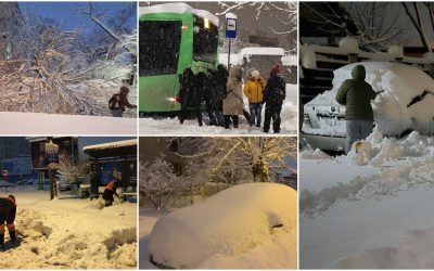 Bucureștiul și județele din sud și est, sub asediul unui viscol puternic Bucureștiul și alte 21 de județe din sudul și estul țării s-au confruntat în noaptea de 17 spre 18 februarie cu un episod sever de iarnă, iar meteorologii au emis o alertă cod roșu pentru ninsori și viscol