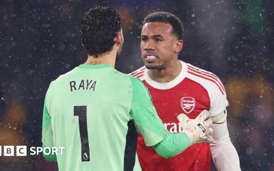 Arsenal, surprinsă la Molineux: Două puncte pierdute contra lui Wolves Arsenal a ratat ocazia de a se distanța la șapte puncte de urmăritoarea Manchester City, după ce a cedat un avantaj de două goluri și a terminat la egalitate, 2-2, cu Wolves, lanterna roșie a Premier League
