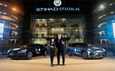 BYD se alătură echipei Manchester City ca partener oficial