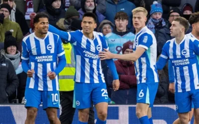 Brighton & Hove Albion și Crystal Palace se vor întâlni duminică, pe terenul de la Amex Stadium, pentru a doua oară în acest sezon în derby-ul M23, cu o diferență de doar două puncte între cele două echipe în Premier League