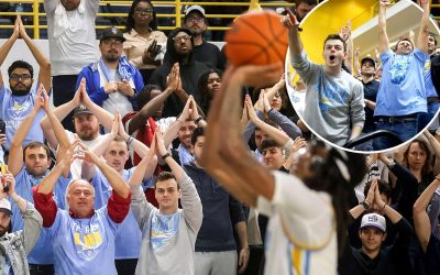 Două suflete pereche, dragoste de baschet și un val „Fins Up” fac senzație în March Madness Pentru mulți, poveștile de succes vin de la fani înrăiți care au crescut în spiritul unei echipe
