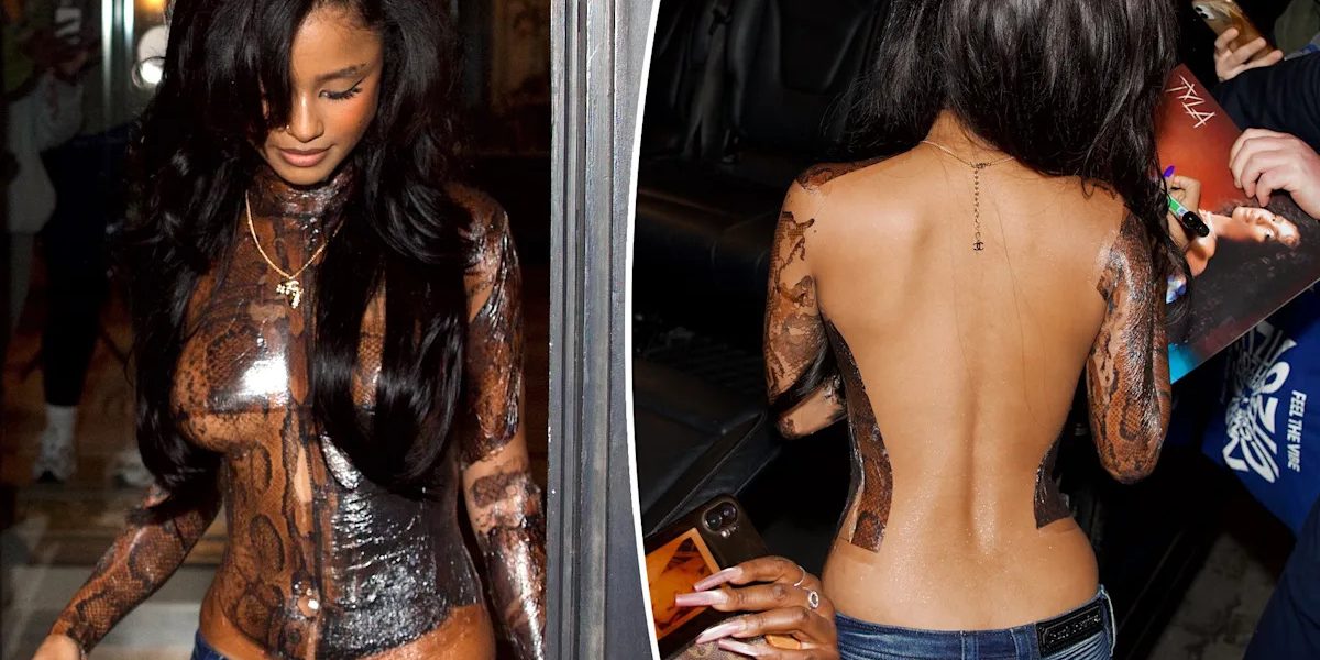 Tyla, apariția spectaculoasă la Paris: un top „dematerializat” Vedeta sud-africană Tyla a făcut senzație la Paris în timpul Săptămânii Modei, purtând un top inedit: un tatuaj temporar, pictat direct pe piele