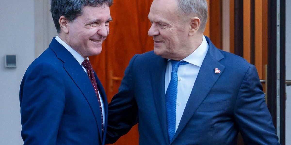 Nicușor Dan, în Polonia: Întâlnire cu premierul Donald Tusk