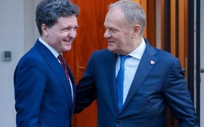 Nicușor Dan, în Polonia: Întâlnire cu premierul Donald Tusk