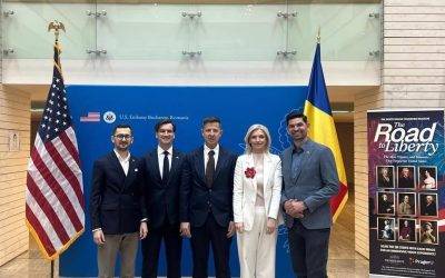 Baciu celebrează legăturile româno-americane cu ocazia unei recepții la Ambasada SUA Deputatul PNL Andrei Baciu a participat la o recepție organizată de Ambasada Statelor Unite ale Americii la București, eveniment ce a marcat două momente importante în relația bilaterală: inaugurarea Founders Museum și aniversarea a 20 de ani de existență a American Spaces în România