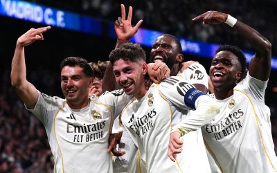 Gafe majore la transmisiunile sportive: Real Madrid confundată cu Manchester United Prima manșă a optimilor de finală din Liga Campionilor a adus, pe lângă spectacolul fotbalistic, și o gafă de proporții pentru telespectatorii români
