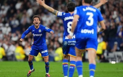 Getafe dă lovitura pe „Bernabeu”: Real Madrid, învinsă surprinzător Real Madrid a suferit o înfrângere neașteptată pe teren propriu, scor 0-1, în fața celor de la Getafe