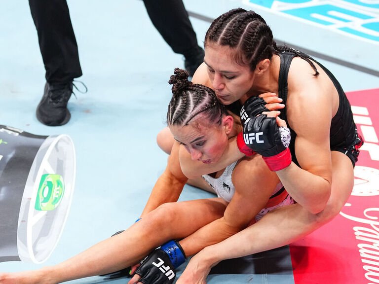 Watch: Grasso runs through Barber, scores violent finish at UFC Seattle