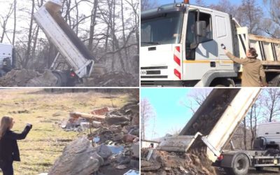 Deșeuri abandonate lângă râu într-o arie protejată: Primărie amendată pentru ignorarea legii O arie naturală protejată din județul Gorj a fost transformată într-o groapă de gunoi