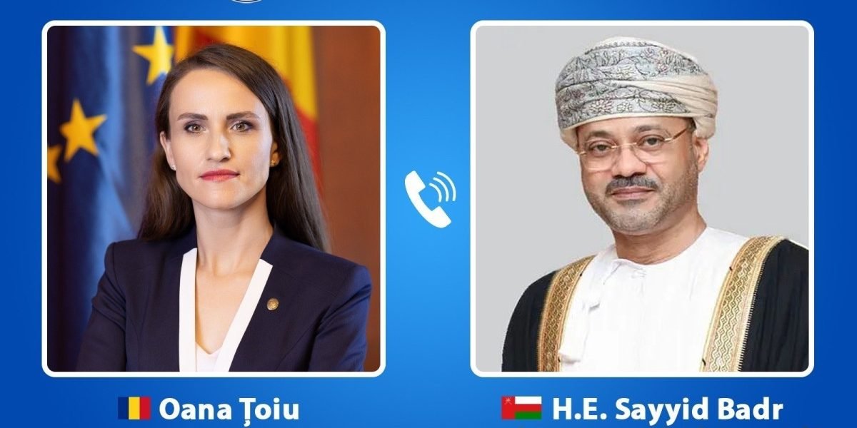 Discuții între Ministerul de Externe român și Oman despre românii blocați și zboruri de repatriere Ministrul român de Externe, Oana Țoiu, a discutat cu omologul său din Oman, Sayyid Badr bin Hamad Al Busaidi, despre situația turiștilor români blocați în Muscat și Salalah din cauza perturbărilor de trafic aerian