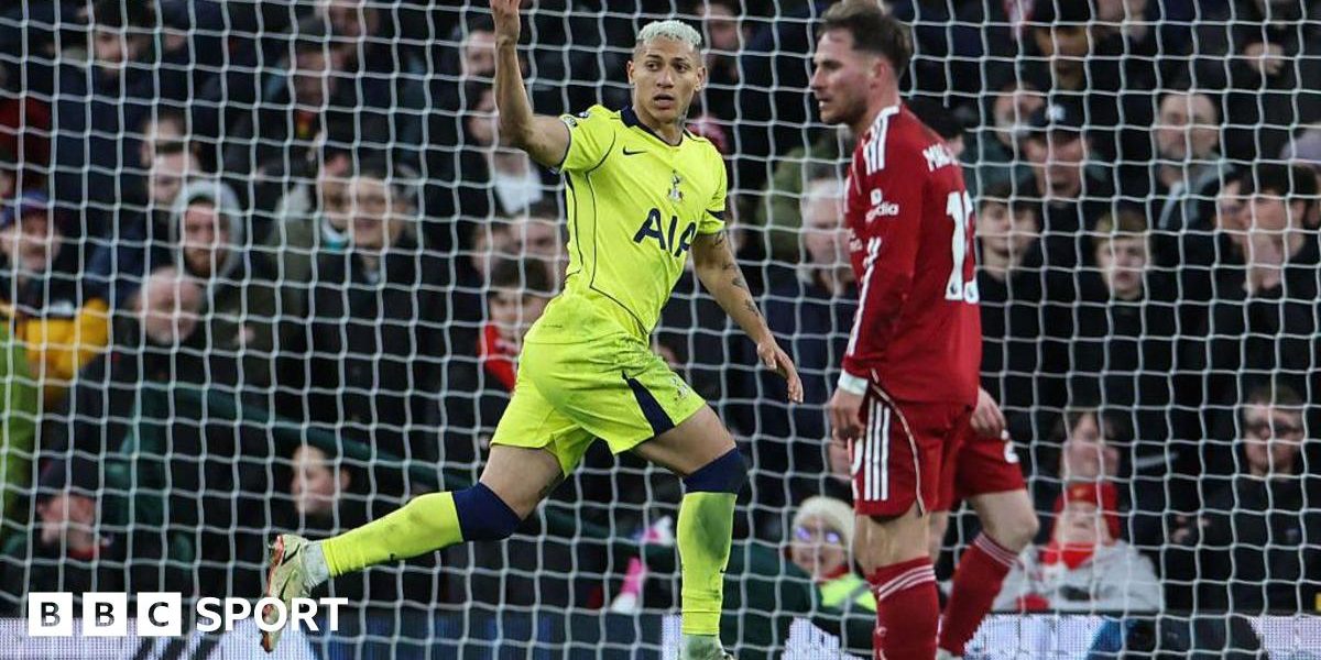 Liverpool 1-1 Tottenham Hotspur: Richarlison earns Spurs vital point