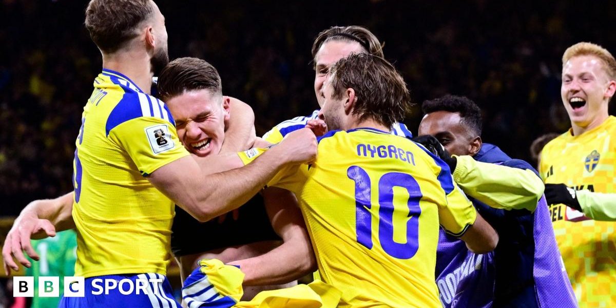 Sweden 3-2 Poland: Viktor Gyokeres winner fires Graham Potter's side to World Cup