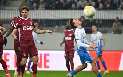 Universitatea Craiova a învins pe CFR Cluj cu scorul de 3-1, după prelungiri, și s-a calificat în semifinalele Cupei României