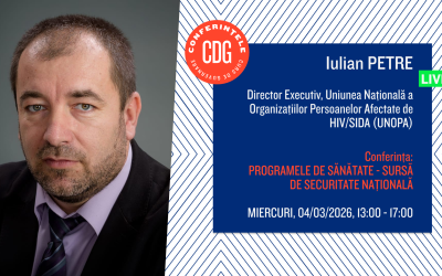 Lipsa predictibilității bugetare amenință tratamentul anti-HIV în România București – Directorul Executiv al UNOPA, Iulian Petre, a tras un semnal de alarmă cu privire la riscurile generate de lipsa de predictibilitate a finanțării programului național de tratament HIV