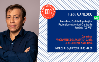 Programele de sănătate din România, concepute în urmă cu peste trei decenii, nu mai corespund nevoilor pacienților, a subliniat Radu Gănescu, președintele Coaliției Organizațiilor Pacienților cu Afecțiuni Cronice (COPAC)