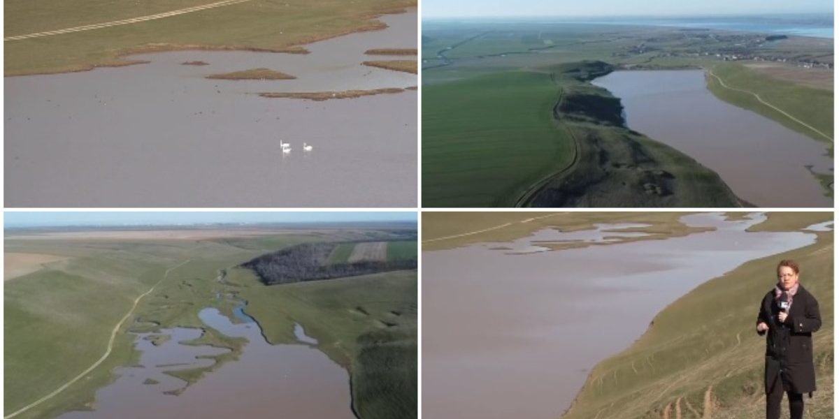 Lacul Ipotești din Olt revine la viață după ani de secetă Lacul Ipotești din județul Olt, care a suferit de secetă severă în ultimii ani, a început să se umple din nou cu apă