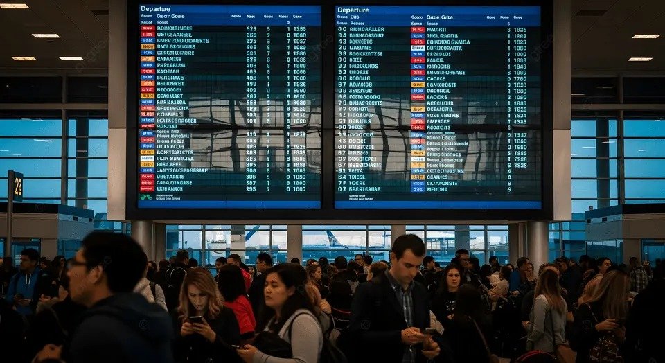 Anulare masivă de zboruri: Criza din Orientul Mijlociu afectează grav transportul aerian.