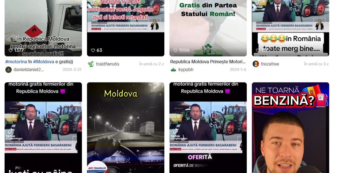 Fake news despre combustibilul românesc, exploatat pentru a alimenta tensiunile cu Republica Moldova În ultimele zile, un val de dezinformări a inundat spațiul online, exploatând sensibilitățile legate de prețurile la carburanți și relațiile cu Republica Moldova