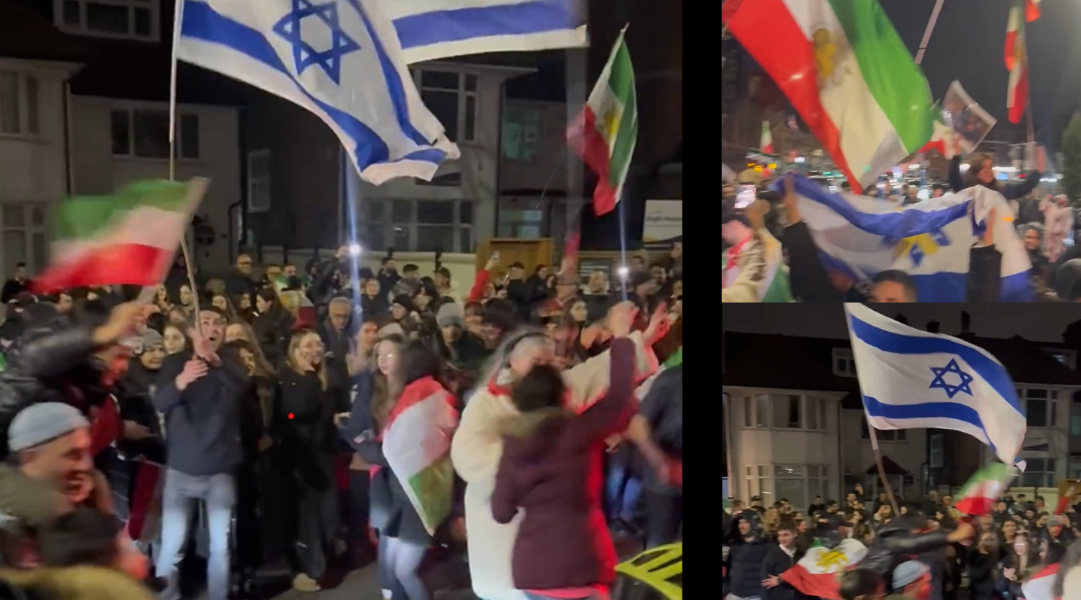 Imagini rare cu israelieni și iranieni sărbătorind împreună în Londra după moartea lui Khamenei