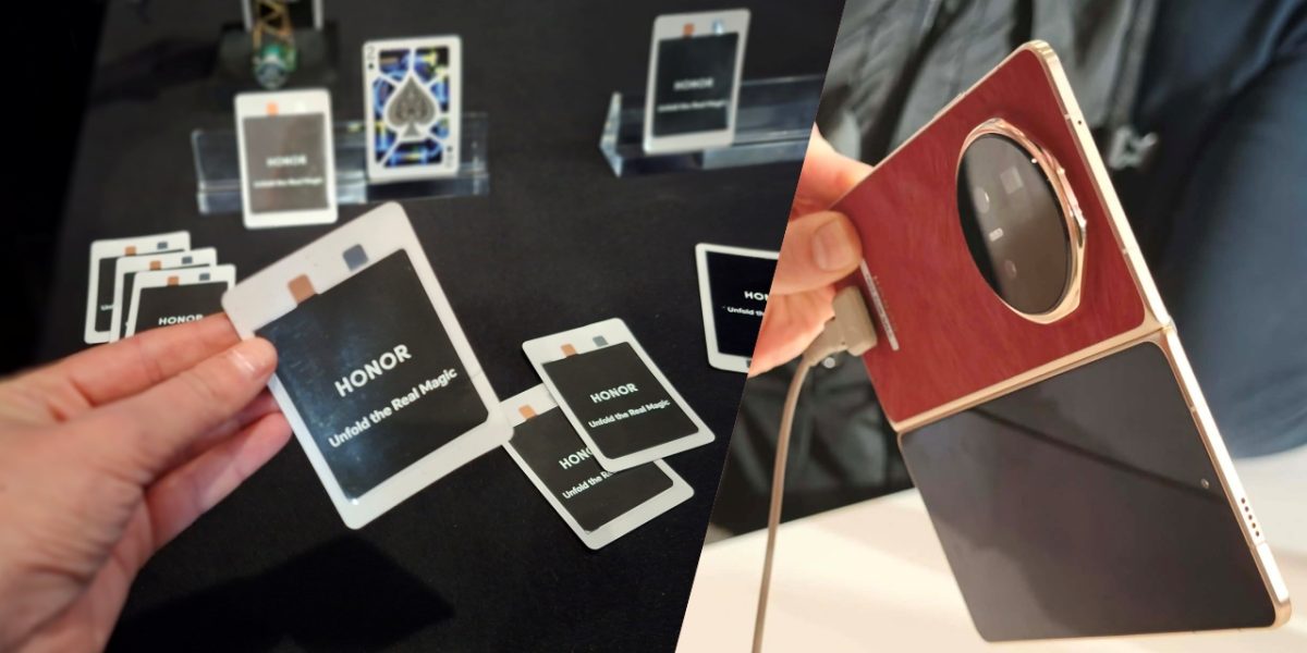 Honor prezintă la Barcelona baterie subțire, cât o carte de joc (foto/video)