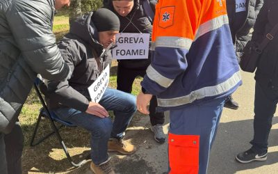 Mineri și energeticieni protestează în fața Ministerului Energiei, intrând în a treia zi de grevă a foamei Peste 60 de mineri și energeticieni protestează în fața Ministerului Energiei, unde au intrat în a treia zi de grevă a foamei