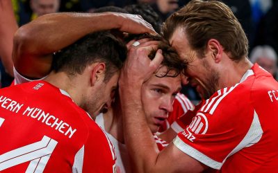 Kimmich, eroul „clasicului” din Bundesliga: Bayern, aproape campioană după victoria cu Dortmund Joshua Kimmich a fost omul meciului în „clasicul” Borussia Dortmund – Bayern Munchen, reușind să marcheze golul victoriei, dar și să ofere o pasă decisivă