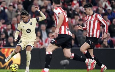 Victorie la limită pentru Barcelona în deplasarea de la Bilbao Barcelona a obținut o victorie importantă în deplasare, scor 1-0, în fața celor de la Athletic Bilbao, într-un meci disputat în cadrul etapei a 27-a din La Liga