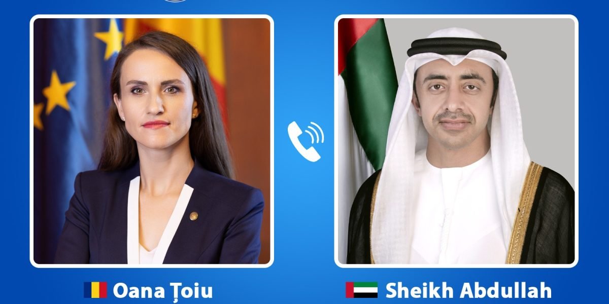 Țoiu discută cu omologul din Emirate despre tensiunile din regiune Ministrul Afacerilor Externe, Oana Țoiu, a discutat telefonic cu omologul său din Emiratele Arabe Unite, Abdullah bin Zayed Al Nahyan, despre evoluțiile din regiune, pe fondul tensiunilor generate de atacurile iraniene