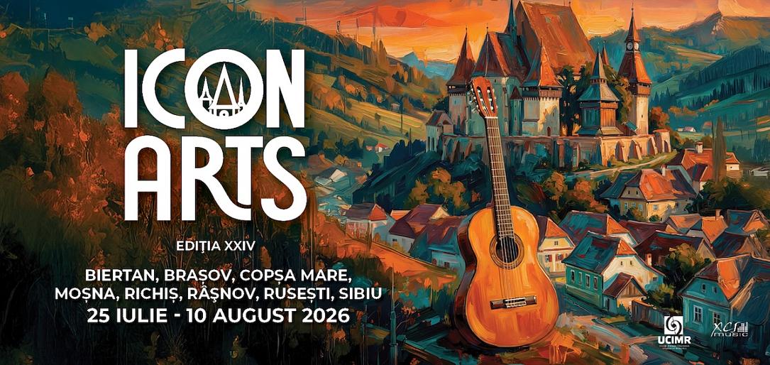 ICon Arts Transilvania revine în forță cu o nouă ediție, extinzându-se în Irlanda Festivalul ICon Arts Transilvania, unul dintre cele mai longevive evenimente dedicate muzicii clasice, jazz-ului și artelor contemporane din România, va avea loc între 25 iulie și 10 august, în diverse localități din Transilvania