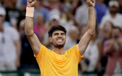 Alcaraz, la un pas de un nou titlu la Indian Wells: Spaniolul, în semifinale cu Medvedev Carlos Alcaraz continuă parcursul impecabil la Indian Wells, asigurându-și un loc în semifinale după o victorie categorică în fața lui Cameron Norrie