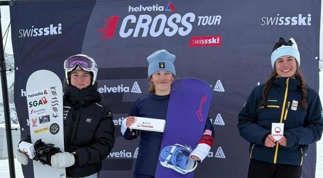 Kata mandel, pe podium la snowboard cross în Elveția