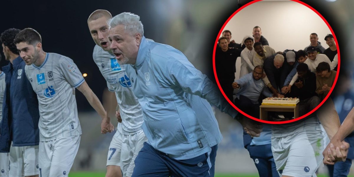 Șumudică, sărbătorit la Arabia Saudită cu tunel și tort, dar și cu un mesaj emoționant despre familie Marius Șumudică, antrenorul echipei Al-Okhdood din Arabia Saudită, a împlinit 55 de ani pe 4 martie