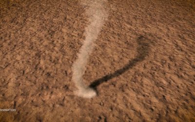 NASA: Un posibil fulger detectat pe marte, pe partea întunecată