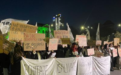 Proteste studențești în mai multe orașe din țară Mai multe orașe din România au fost scena unor proteste studențești, ieri, sub motoul „Manifest pentru Educație”