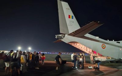 Bolojan solicită ajutorul Emiratelor Arabe Unite pentru repatrierea românilor din zonele de conflict Premierul Marcel Ciolacu a discutat cu președintele Emiratelor Arabe Unite, Sheikh Mohamed bin Zayed Al Nahyan, despre facilitarea culoarelor de zbor pentru companiile aeriene românești, în contextul crizei din Orientul Mijlociu