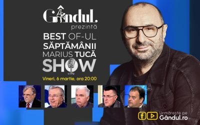 Gândul prezintă selecția „Best of” Marius Tucă Show