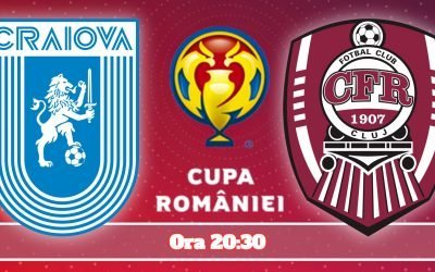 U Craiova învinge CFR Cluj după un meci dramatic și merge în semifinale Universitatea Craiova a învins CFR Cluj cu scorul de 3-1, după prelungiri, într-un meci spectaculos disputat în sferturile Cupei României
