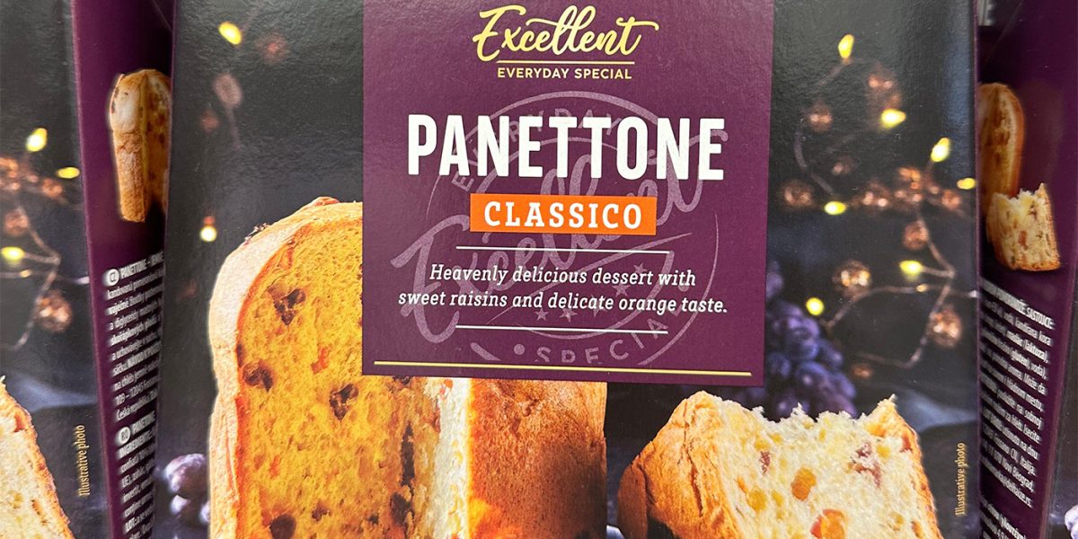 Cozonacul Panettone de la Mega Image: Ce ascunde eticheta