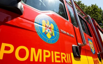 Bărbat carbonizat într-o casă în flăcări la Onești
