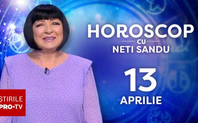 Horoscop Neti Sandu, 13 aprilie 2026: Zodia norocoasă la bani din colaborări