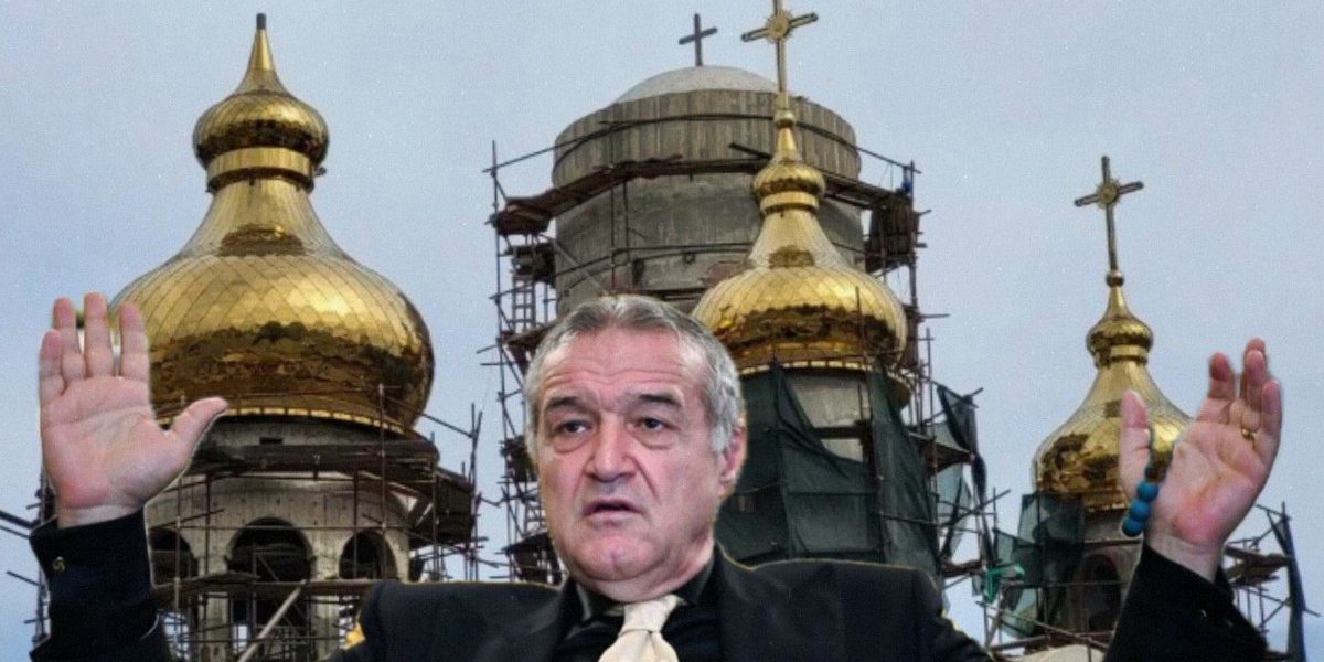 Becali, buncăr antiatomic sub biserică în Pipera: Patronul FCSB, șef de șantier în Postul Paștelui