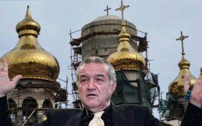 Becali, buncăr antiatomic sub biserică în Pipera: Patronul FCSB, șef de șantier în Postul Paștelui