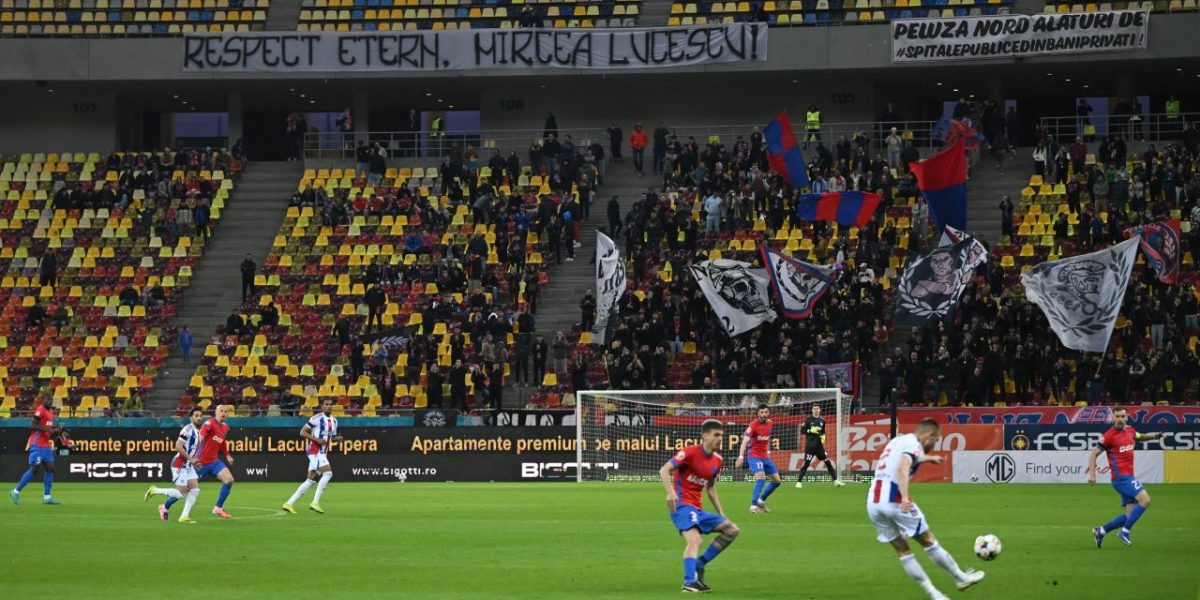 Moment rușinos FCSB-Oțelul: Gest NEașteptat la reculegerea pentru Mircea Lucescu