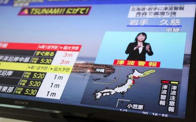 Cutremurul puternic lovește Japonia: Valuri seismice de 80 cm